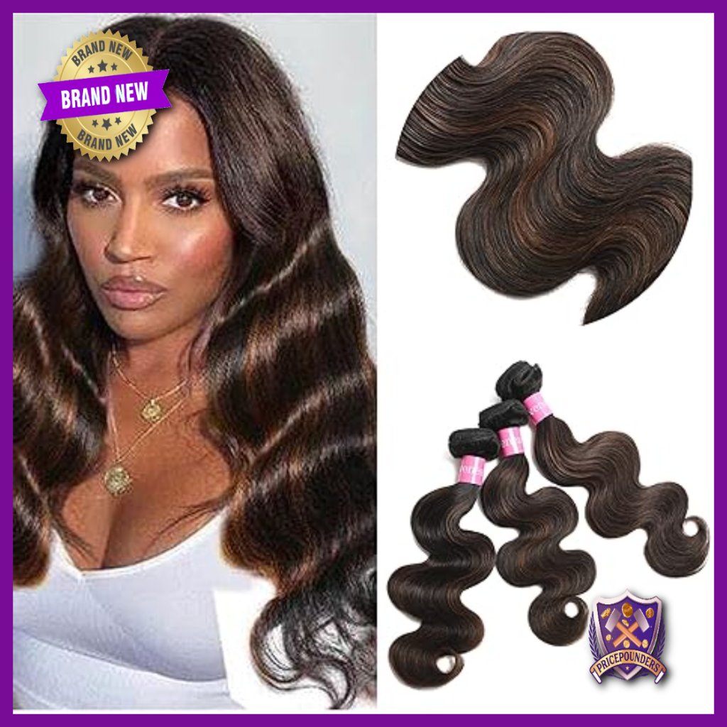 Brazilian Body Wave Virgin Hair Extensions 3 Bundles 10 12 14 Inch